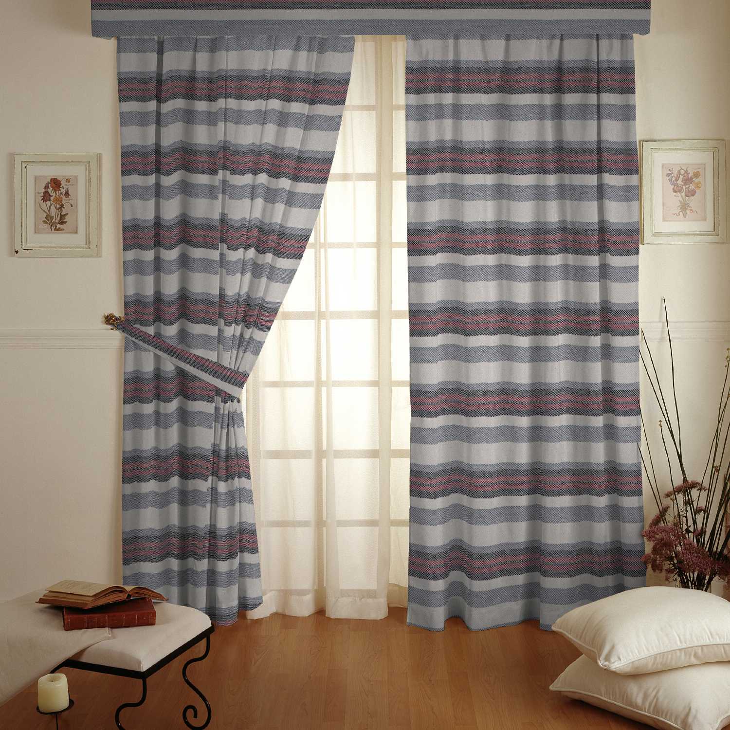 Toile Rustique Tapisserie Rayures Multicolore - Ribes y Casals