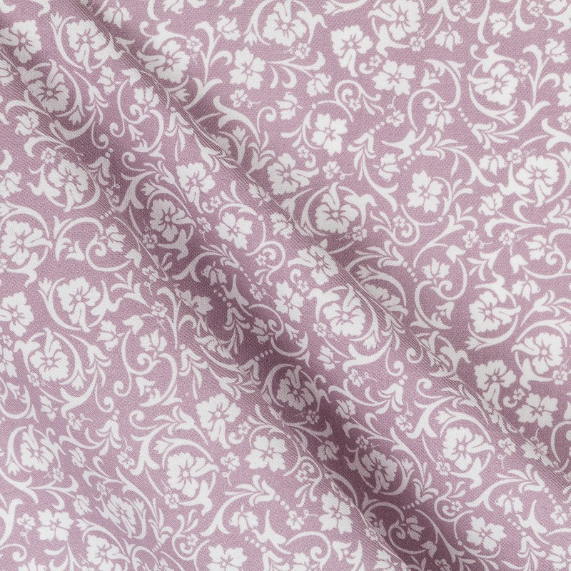 Tissu Viyella Mosaique Floral Lila - Ribes y Casals
