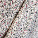 TIssu Viyella Viscose Bouquet Gris Bleuté - Ribes y Casals