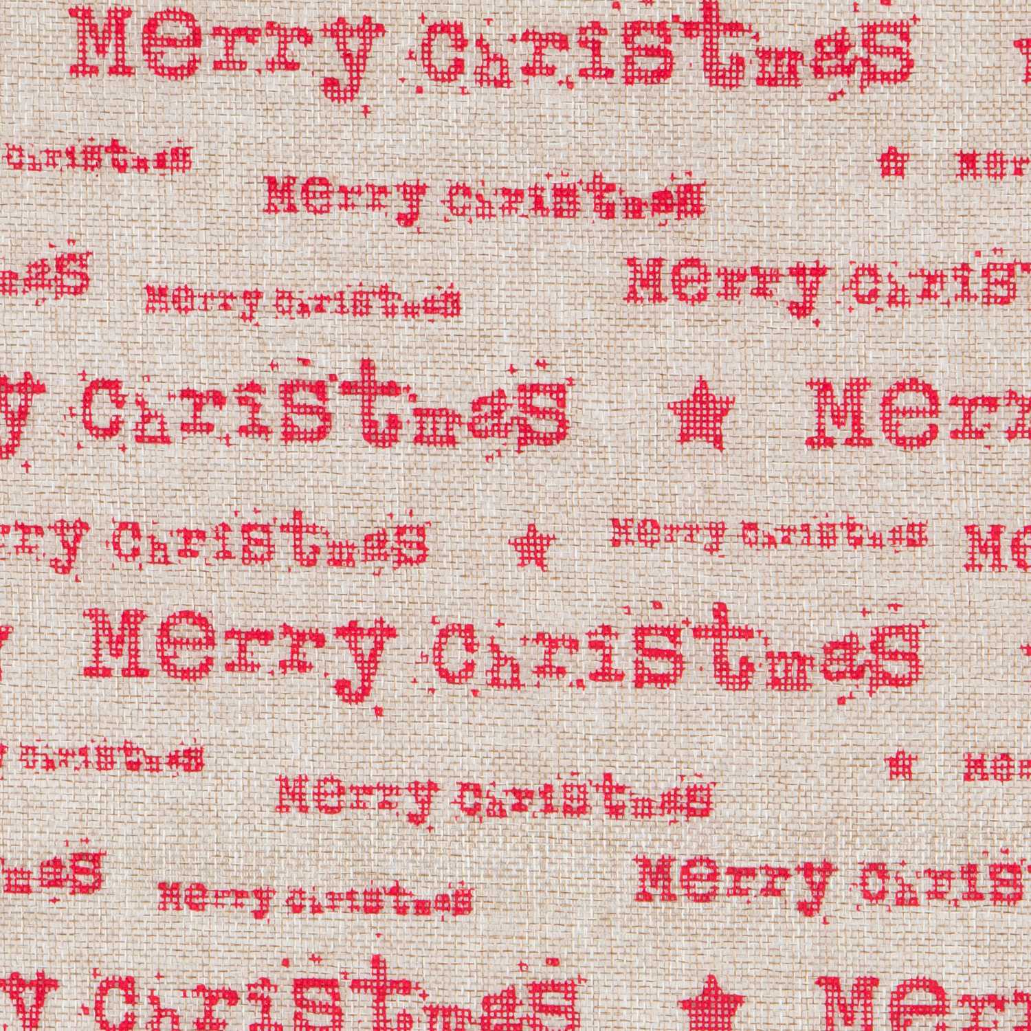 Toile de Jute Décoration Lettres Rouges - Ribes y Casals