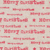 Toile de Jute Décoration Lettres Rouges - Ribes y Casals