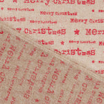 Toile de Jute Décoration Lettres Rouges - Ribes y Casals