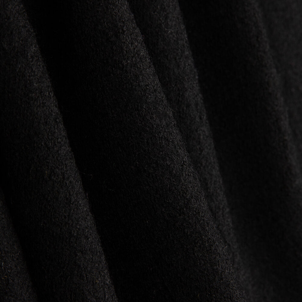 Tissu Manteau Fin Noir - Ribes y Casals