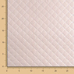 Tissu Matelassé Plastifié Rayé Beige - Ribes y Casals