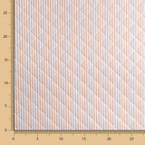 Tissu Matelassé Plastifié Rayé Beige - Ribes y Casals