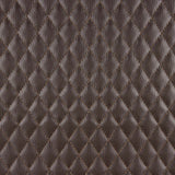 Faux Cuir Matelassé Diamant Chocolat - Ribes y Casals