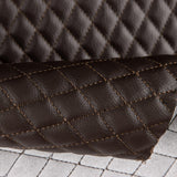 Faux Cuir Matelassé Diamant Chocolat - Ribes y Casals