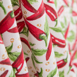 Coton Résiné Nappe Piment Rouge - Ribes y Casals