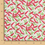 Coton Résiné Nappe Piment Rouge - Ribes y Casals