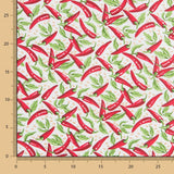 Coton Résiné Nappe Piment Rouge - Ribes y Casals