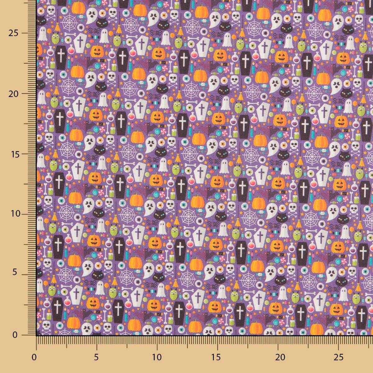 Coton Halloween Lilas - Ribes y Casals