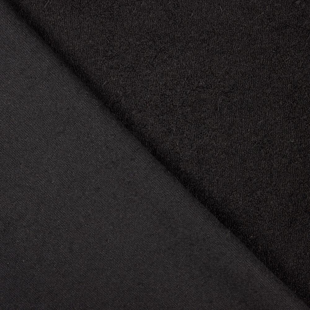 Tissu Éponge Noir  Largeur 2m. - Ribes y Casals