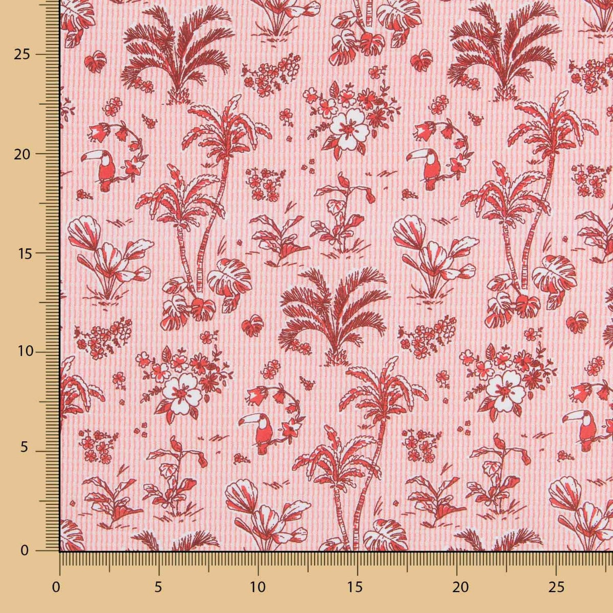 Coton Popeline Vichy Tropical - Ribes y Casals