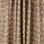 Coton Popeline Fleurs Vert - Ribes y Casals