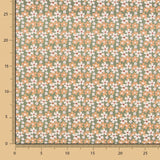 Coton Popeline Fleurs Vert - Ribes y Casals