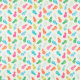 Coton Popeline Ananas Vert - Ribes y Casals