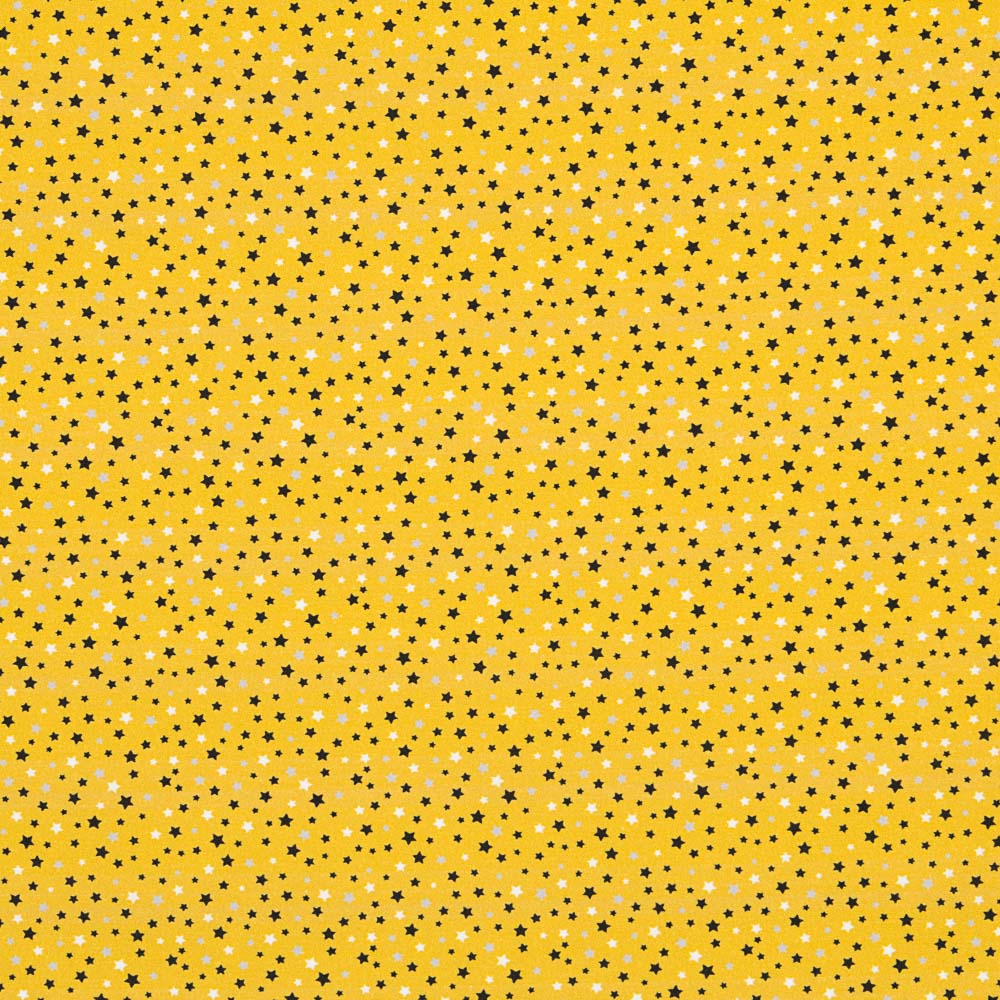 Coton Multi Étoiles Fond Ocre - Ribes y Casals