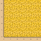 Coton Multi Étoiles Fond Ocre - Ribes y Casals