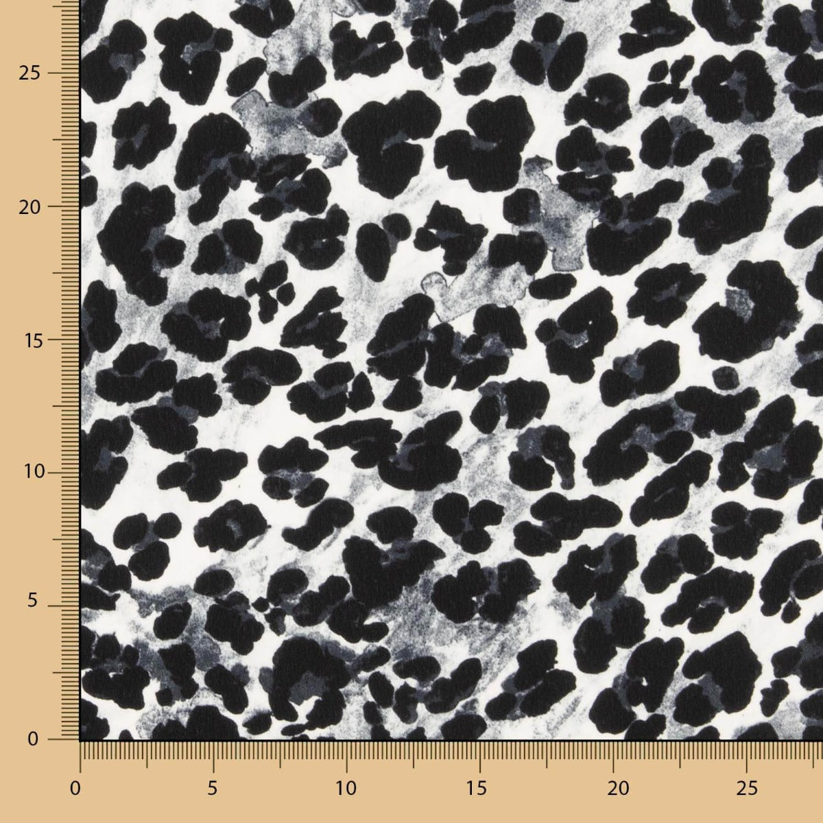 Georgette Leopardo Gris - Ribes y Casals