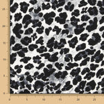 Georgette Leopardo Gris - Ribes y Casals