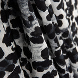 Georgette Leopardo Gris - Ribes y Casals