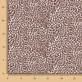 Viscose Mini Léopard Bleu Clair - Ribes y Casals