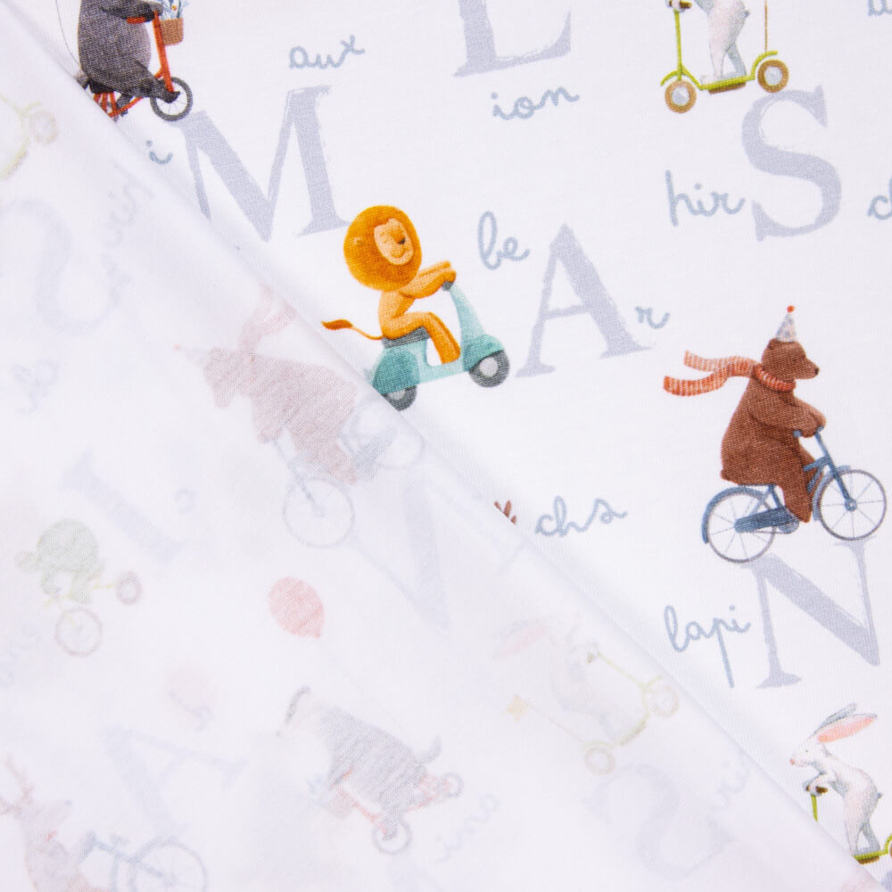 Tricot en coton Alphabet - Ribes y Casals