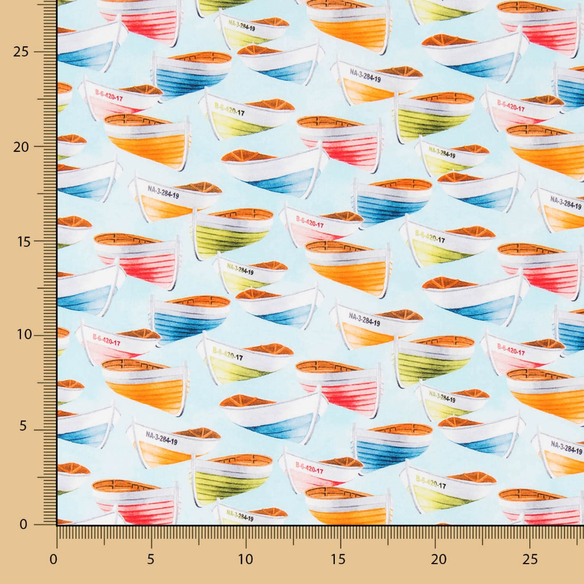 Popeline Bateaux Bleu - Ribes y Casals