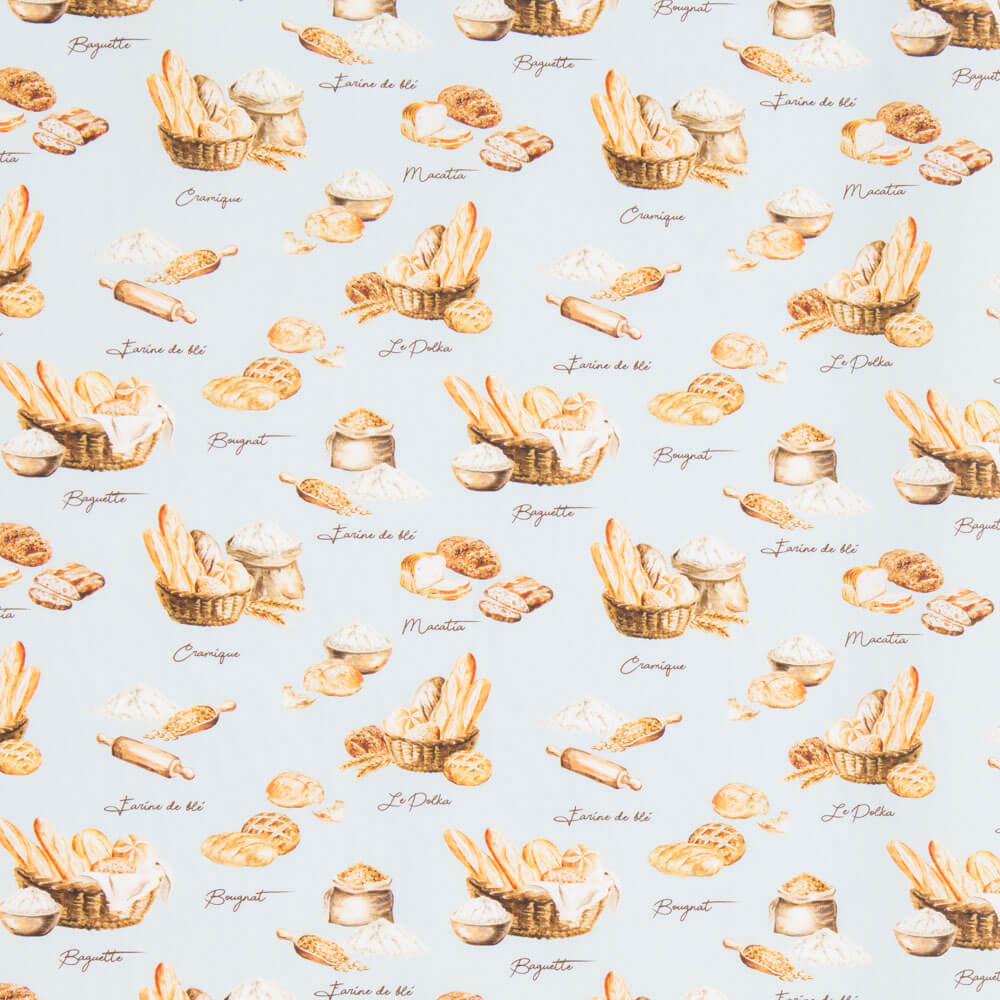 Popeline Baguette Bleu - Ribes y Casals