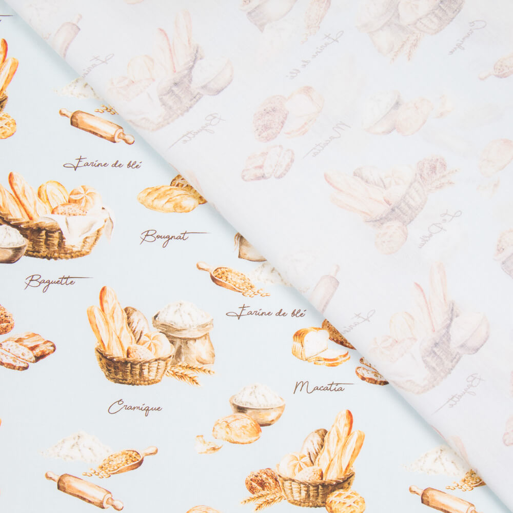 Popeline Baguette Bleu - Ribes y Casals