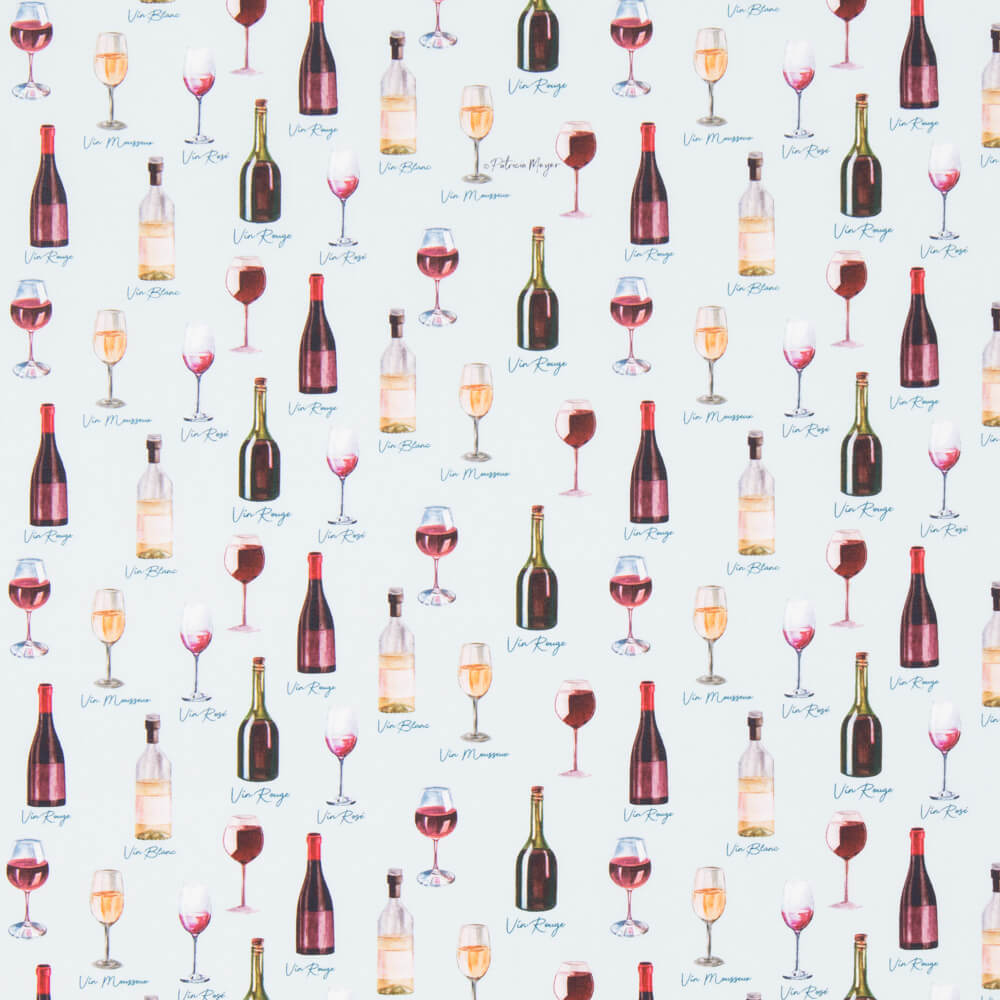 Popeline Vins Bleu - Ribes y Casals