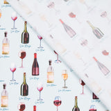 Popeline Vins Bleu - Ribes y Casals