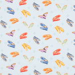 Popeline Espadrilles Bleu - Ribes y Casals