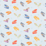 Popeline Espadrilles Bleu - Ribes y Casals