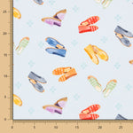 Popeline Espadrilles Bleu - Ribes y Casals