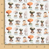 Popeline Champignons Vert - Ribes y Casals