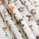 Popeline Champignons Vert - Ribes y Casals