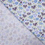 Popeline de coton à fleurs écarlates - Ribes y Casals