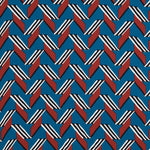Crêpe Viscose Géométrique Canard - Ribes y Casals