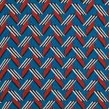 Crêpe Viscose Géométrique Canard - Ribes y Casals