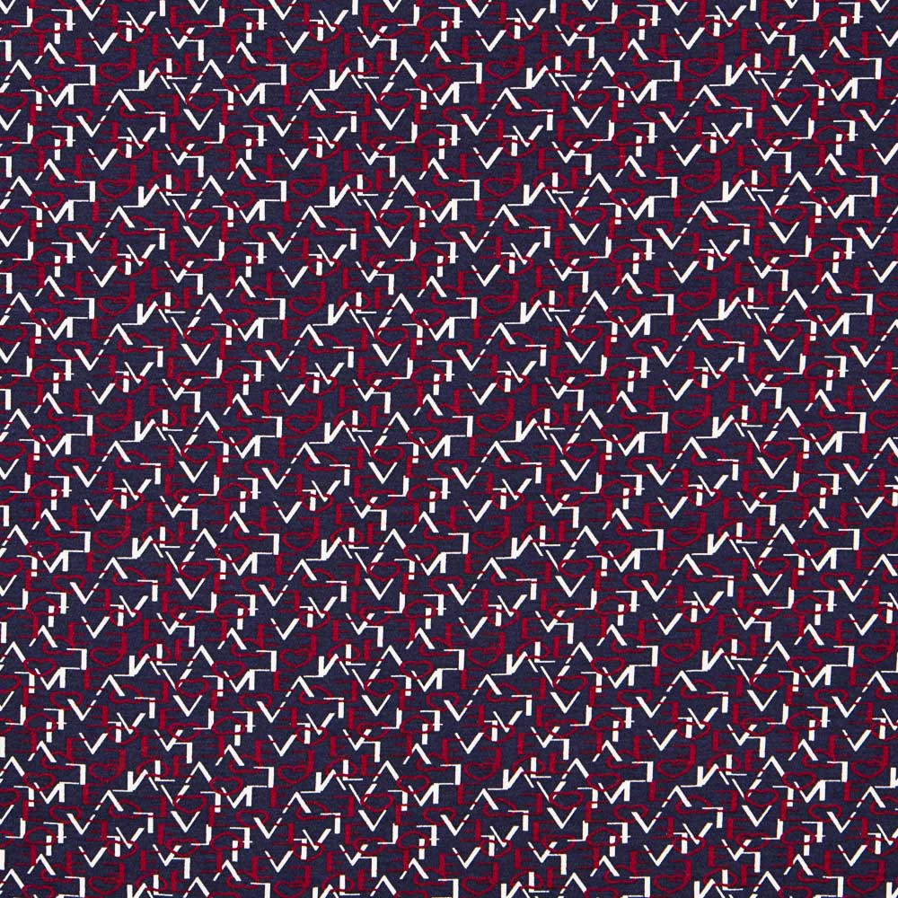 Maille Crêpe Love Bleu - Ribes y Casals