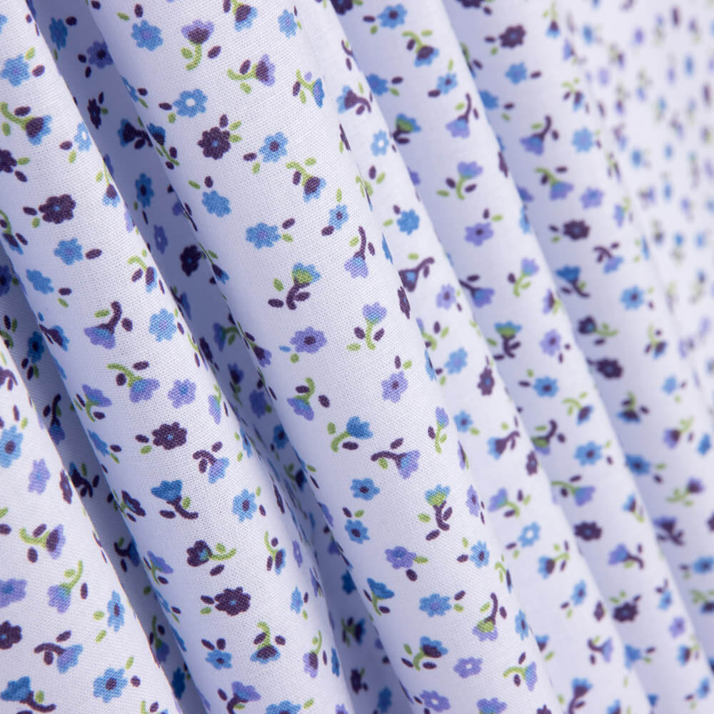 Popeline de coton Fleur d&#39;Eugenia - Ribes y Casals