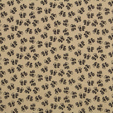 Panne Coton Fleurs Camel - Ribes y Casals