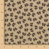 Panne Coton Fleurs Camel - Ribes y Casals