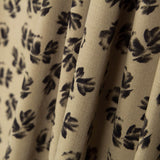 Panne Coton Fleurs Camel - Ribes y Casals