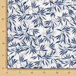 Drap Imprimé Tropical Bleu - Ribes y Casals