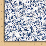 Drap Imprimé Tropical Bleu - Ribes y Casals