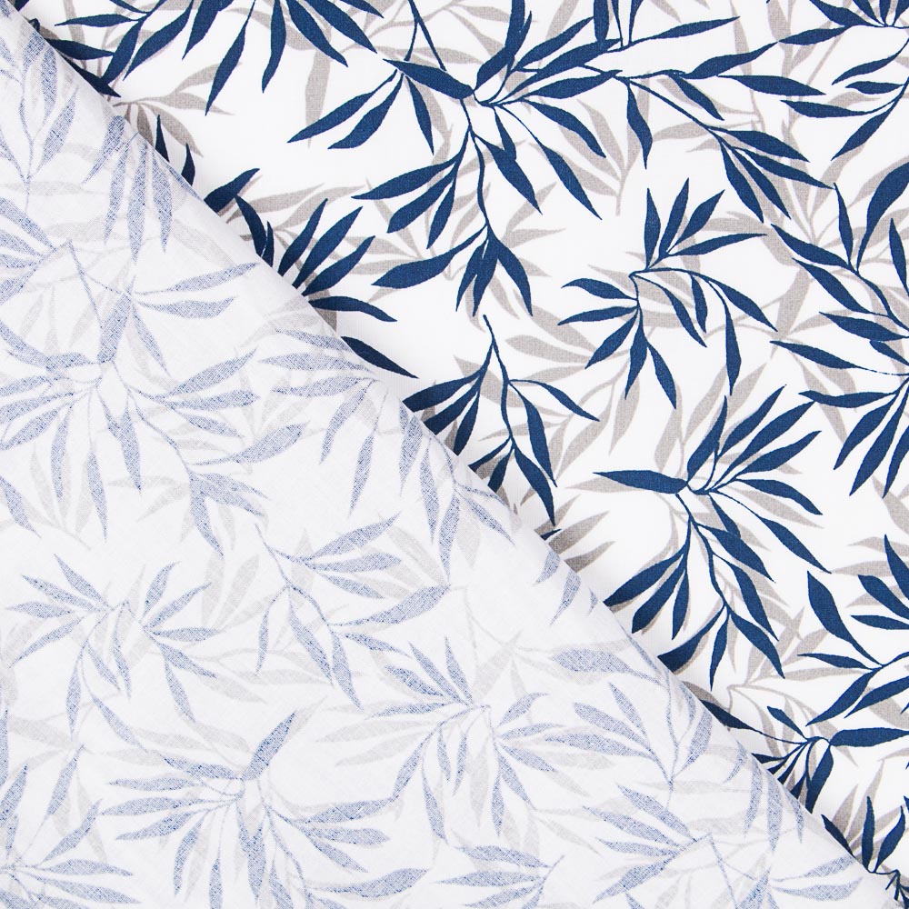 Drap Imprimé Tropical Bleu - Ribes y Casals