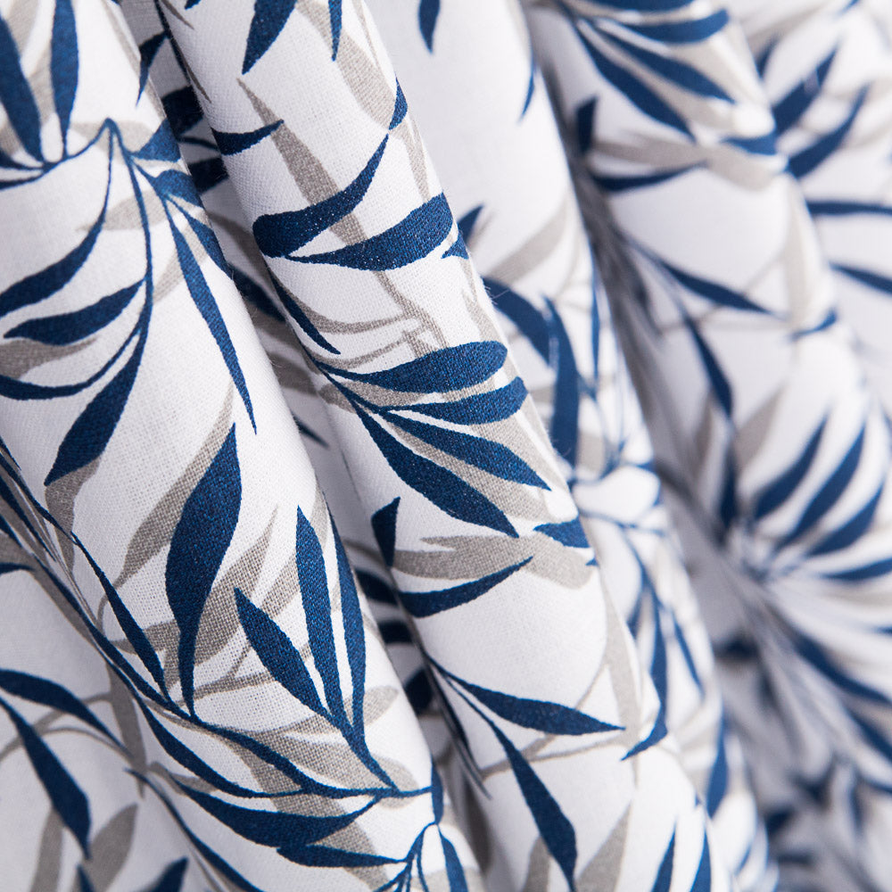 Drap Imprimé Tropical Bleu - Ribes y Casals