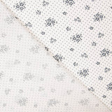 Popeline Viscose Bouquet Blanc - Ribes y Casals